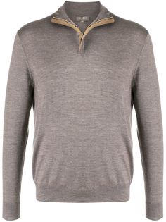 N.Peal zipped turtle neck sweater