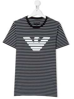 Emporio Armani Kids футболка с логотипом