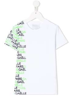 Gaelle Paris Kids logo-print T-shirt