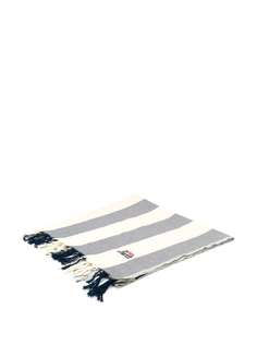 Mc2 Saint Barth полосатое пляжное полотенце с бахромой
