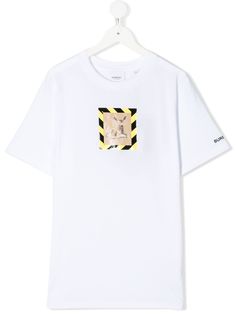 Burberry Kids футболка с принтом