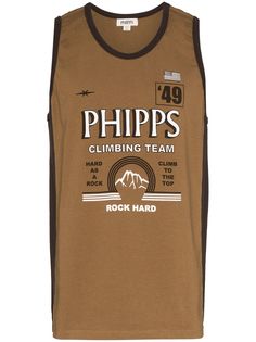 PHIPPS logo print tank top