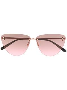 Stella McCartney Eyewear солнцезащитные очки в оправе кошачий глаз