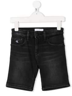 Calvin Klein Kids джинсовые шорты кроя слим