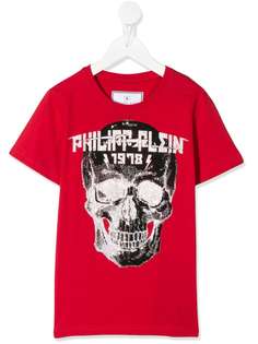 Philipp Plein футболка с декорированным логотипом