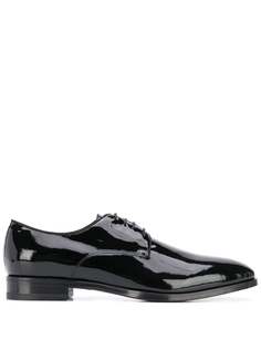 Tagliatore lace up patent loafers