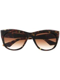 Dita Eyewear солнцезащитные очки с затемненными стеклами в квадратной оправе