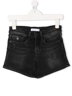 Calvin Klein Kids джинсовые шорты кроя слим