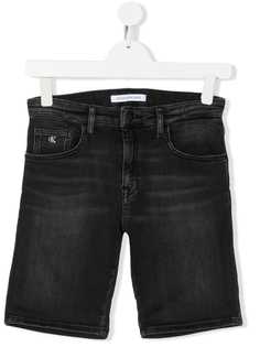 Calvin Klein Kids джинсовые шорты кроя слим