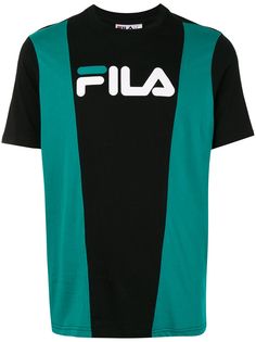 Fila футболка в стиле колор-блок с логотипом