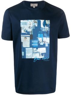 Canali graphic print T-shirt