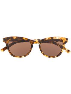 Saint Laurent Eyewear солнцезащитные очки SL356 в оправе бабочка