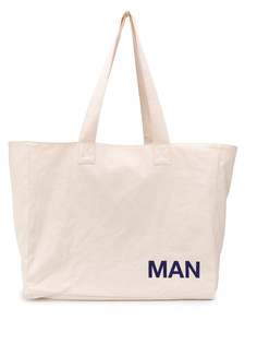 Junya Watanabe MAN объемная сумка-тоут с логотипом