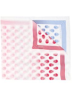 Alexander McQueen шарф с принтом Skull