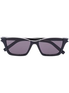 Saint Laurent Eyewear Dylan rectangular-frame sunglasses