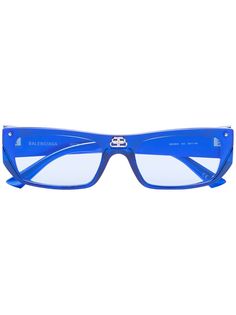 Balenciaga Eyewear солнцезащитные очки в прямоугольной оправе