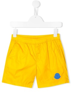 Moncler Kids плавки-шорты с нашивкой-логотипом
