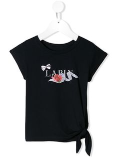 Lapin House футболка с узлом сбоку