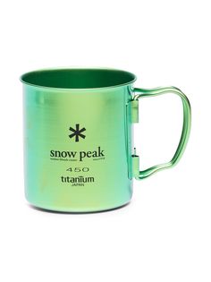 Snow Peak green 350 titanium cup