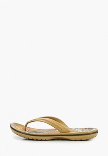 Сланцы Crocs Crocband Botanical Print Flip