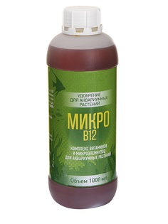Средство Vladox Микро B12 83525 - Комплекс витаминов и микроэлементов для аквариумных растений 1000ml