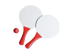 Makito Набор для игры в пляжный теннис Cupsol MKT4578red