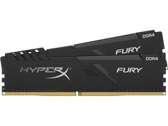 Модуль памяти HyperX Fury Black DDR4 DIMM 3733Mhz PC-29800 CL19 - 16Gb Kit (2x8Gb) HX437C19FB3K2/16 Kingston