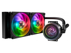 Водяное охлаждение Cooler Master MasterLiquid ML240P Mirage MLY-D24M-A20PA-R1 (LGA2066,LGA2011-v3,LGA2011,LGA1151,LGA1150,LGA1155,LGA1156,LGA1366,LGA775,TR4,AM4,AM3+,AM3,AM2+,AM2,FM2+,FM2,FM1)