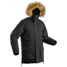 Мужская Утепленная Водонепроницаемая Куртка Для Зимних Походов Sh500 Ultra-warm Quechua