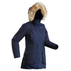 Женская Утепленная Водонепроницаемая Куртка Для Зимних Походов Sh500 Ultra-warm Quechua