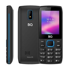 Сотовый телефон BQ Voice 2400L, черный/синий