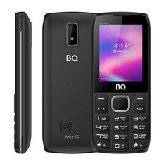 Сотовый телефон BQ Voice 2400L, черный/серый