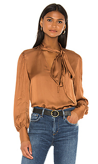 Блузка tie neck one sleeve top - 7 For All Mankind