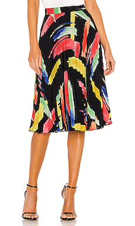 Юбка миди brushstroke - MILLY