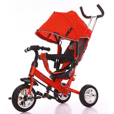 Трехколесный велосипед Moby Kids "Start" 10x8, красный