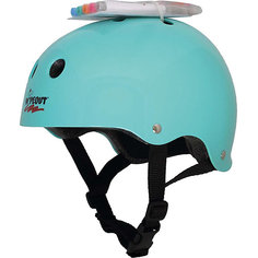 Защитный шлем Wipeout Teal Blue с фломастерами