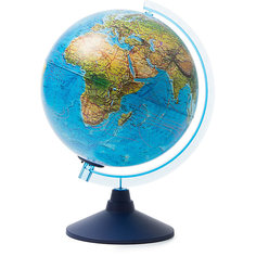 Глобус Земли Globen ландшафтный с подсветкой, 250мм