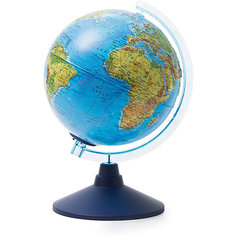 Глобус Земли Globen физический рельефный с подсветкой, 210мм