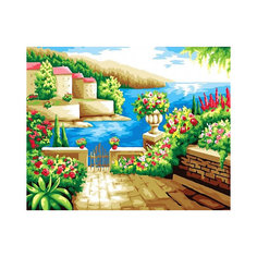 Алмазная мозаика Color KIT "Средиземноморский пейзаж", 40х50 см