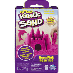 Игровой набор Kinetic Sand "Кинетический песок", розовый