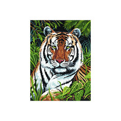 Картина по номерам на холсте Royal&Langnickel "Тигр", 22х30 см