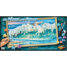 Картина по номерам Schipper Вольтер Крейн «Лошади Нептуна», 40х80 см