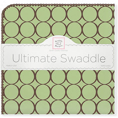 Фланелевая пеленка SwaddleDesigns Lime, 110х110 см