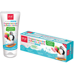 Натуральная зубная паста для детей от 2 до 6 лет, Splat Kids, фруктовое мороженое