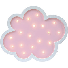 Светильник настенный Ночной лучик «Воздушные облачка», розовый