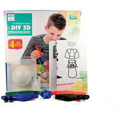 3Д ручка DIY 3D Stereoscopic "3D Magic Glue" Динозавр 2, 4 ручки