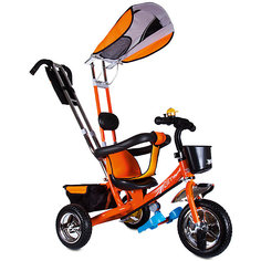 Трехколесный велосипед Zilmer Бронз Люкс, оранжевый