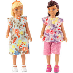 Куклы для домика Lundby Две девочки