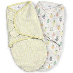 Конверт для пеленания на липучке Summer Infant, ананасы, желтый