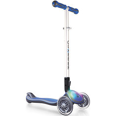 Трехколесный самокат Globber Elite F, голубой